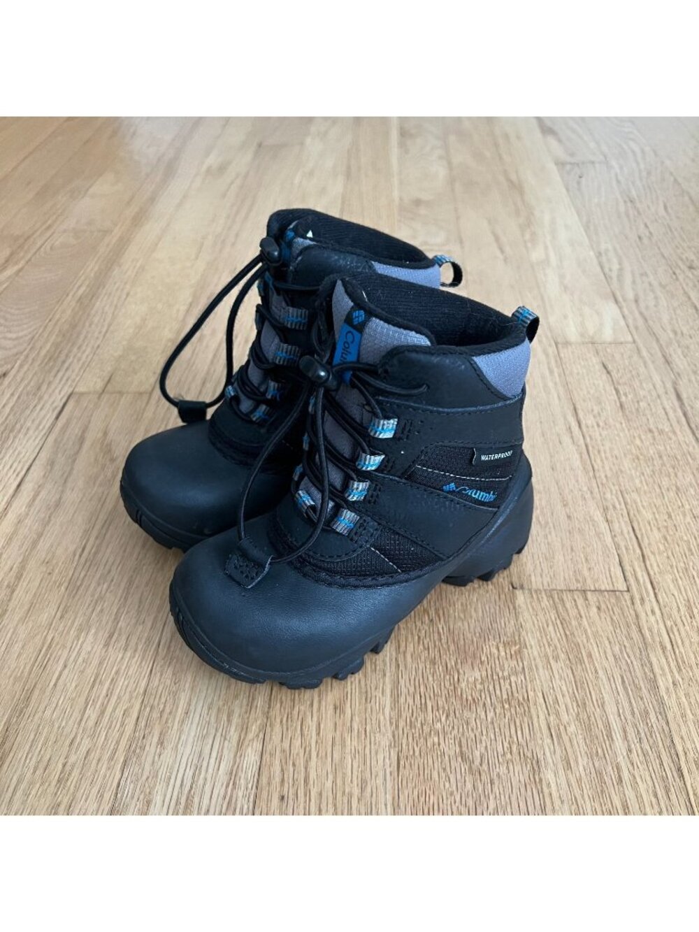 Columbia Rope Tow III Waterproof Winter Boots Black Toddler Size 10